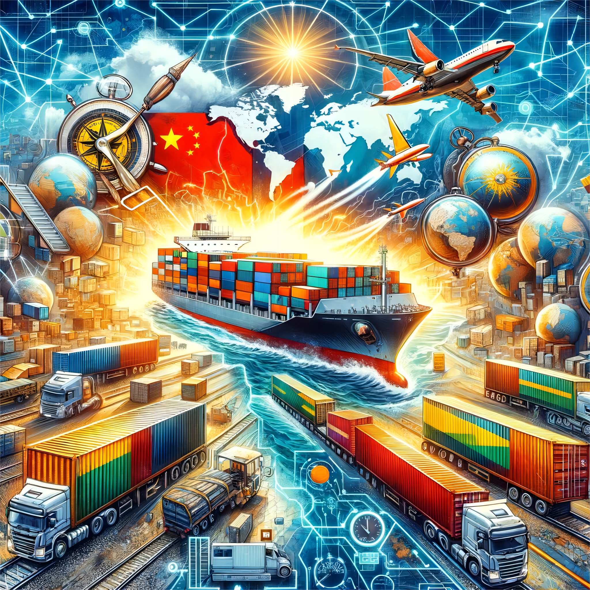 Professional logistics team managing customs clearance and delivery schedules