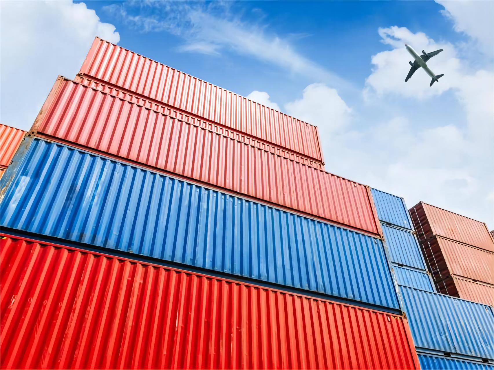 Logistics professional coordinating air freight shipments