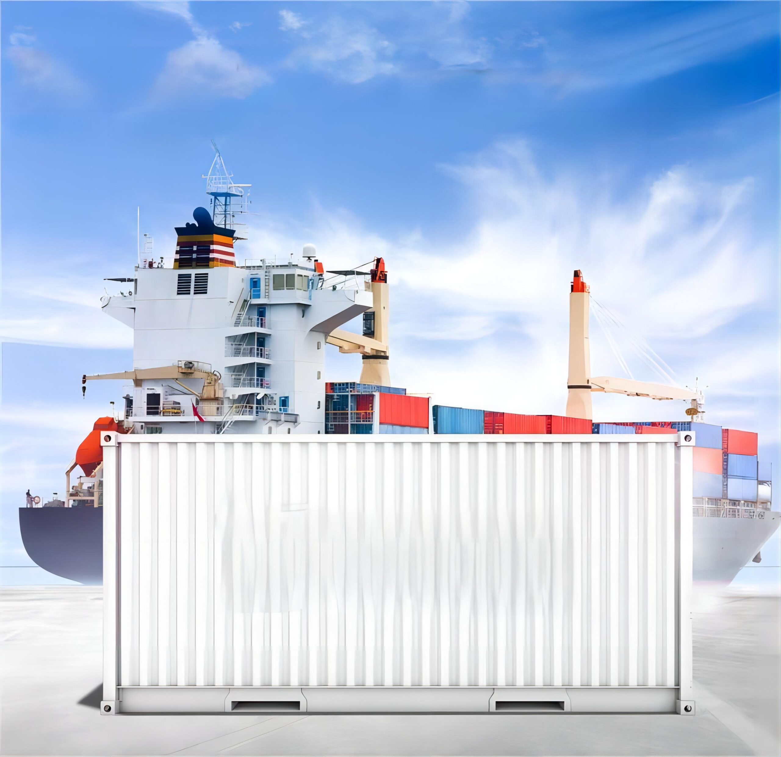 Comparison table showing air freight vs sea freight for Saudi Arabian imports