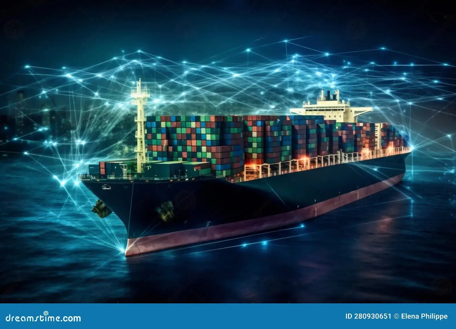Logistics supply chain flow