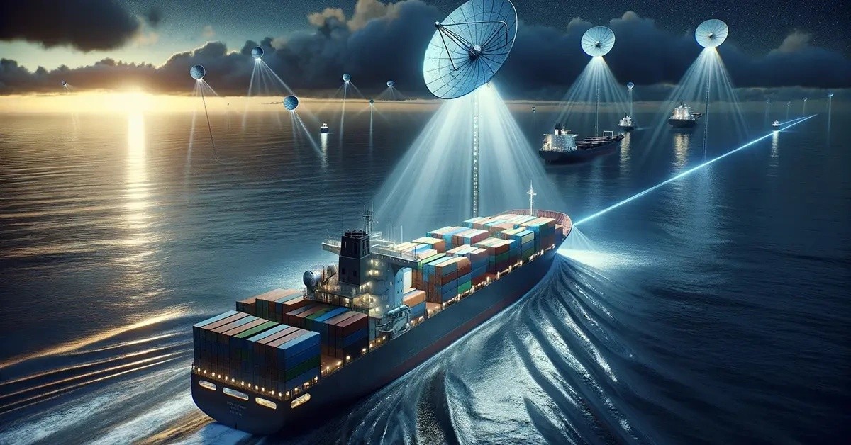 Logistics supply chain management diagram