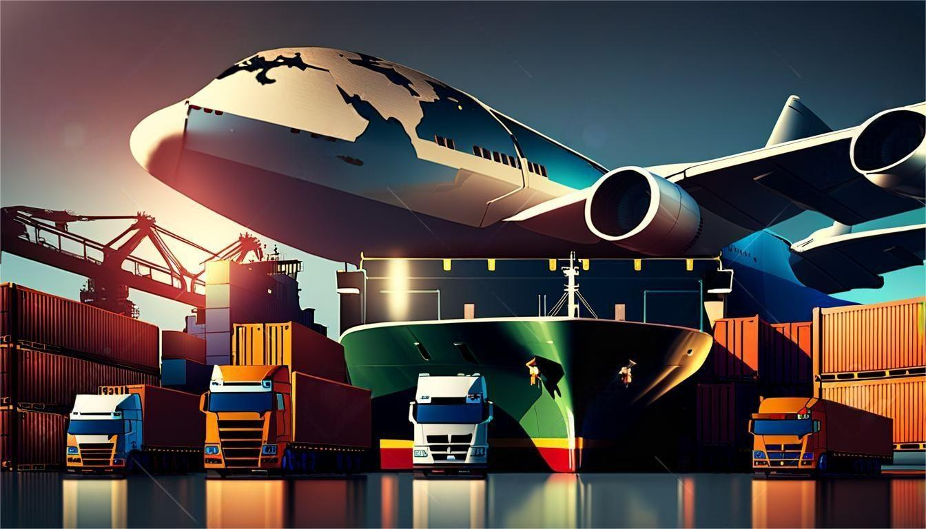 Container shipping consolidation at a major port